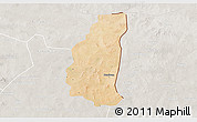 Satellite 3D Map of Markoye, lighten, semi-desaturated