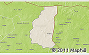 Shaded Relief 3D Map of Markoye, physical outside