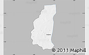 Gray Map of Markoye, single color outside