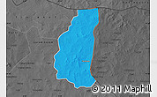 Political Map of Markoye, darken, desaturated