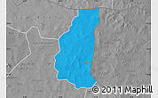 Political Map of Markoye, desaturated