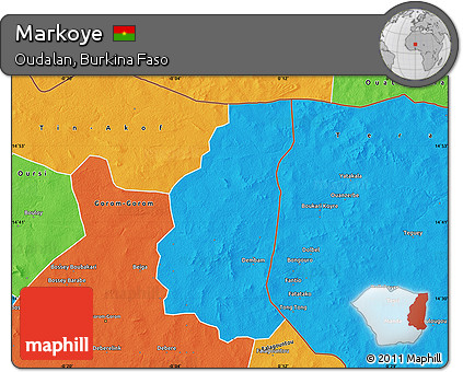 Political Map of Markoye