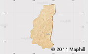Satellite Map of Markoye, cropped outside