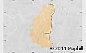 Satellite Map of Markoye, lighten, desaturated