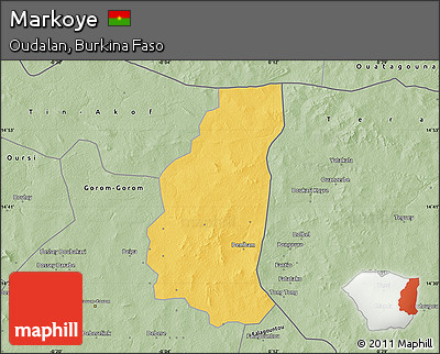 Savanna Style Map of Markoye