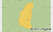 Savanna Style Map of Markoye, single color outside