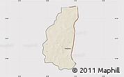 Shaded Relief Map of Markoye, cropped outside