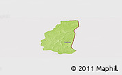Physical Panoramic Map of Markoye, cropped outside