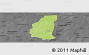 Physical Panoramic Map of Markoye, darken, desaturated