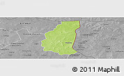 Physical Panoramic Map of Markoye, desaturated