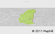 Physical Panoramic Map of Markoye, lighten, desaturated