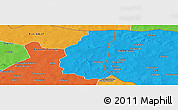 Political Panoramic Map of Markoye