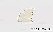 Shaded Relief Panoramic Map of Markoye, cropped outside