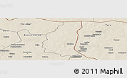 Shaded Relief Panoramic Map of Markoye