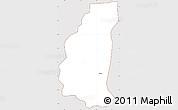 Classic Style Simple Map of Markoye, cropped outside