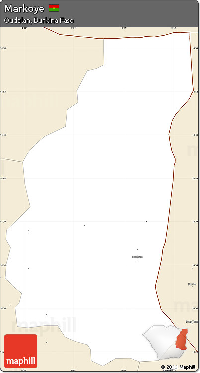 Classic Style Simple Map of Markoye