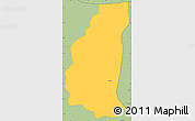 Savanna Style Simple Map of Markoye