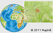 Physical Location Map of Passore, within the entire country