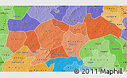 Political Shades Map of Passore