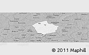 Gray Panoramic Map of Yako