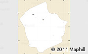 Classic Style Simple Map of Yako, single color outside