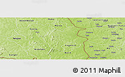 Physical Panoramic Map of Gbomblora