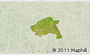 Satellite 3D Map of Nako, lighten