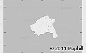 Gray Map of Nako, single color outside