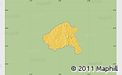 Savanna Style Map of Nako, single color outside