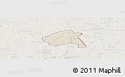 Shaded Relief Panoramic Map of Nako, lighten