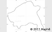 Blank Simple Map of Nako, cropped outside
