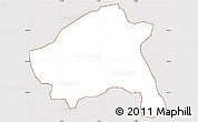 Classic Style Simple Map of Nako, cropped outside