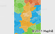 Political Shades Map of Sanguie