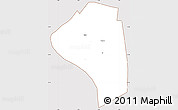 Classic Style Simple Map of Reo, cropped outside