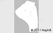 Gray Simple Map of Reo, cropped outside