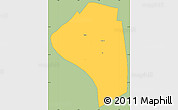 Savanna Style Simple Map of Reo, single color outside
