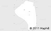 Silver Style Simple Map of Reo