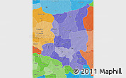 Political Shades 3D Map of Sanmatenga