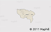 Shaded Relief 3D Map of Boussouma, single color outside
