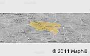 Satellite Panoramic Map of Boussouma, desaturated