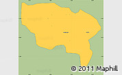Savanna Style Simple Map of Boussouma, single color outside