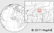 Blank Location Map of Mane, within the entire country