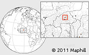 Blank Location Map of Mane, highlighted parent region, within the entire country