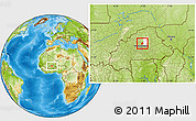 Physical Location Map of Mane, highlighted parent region