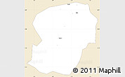 Classic Style Simple Map of Mane, single color outside
