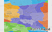 Political Shades Panoramic Map of Sanmatenga