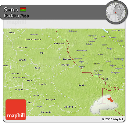 Physical 3D Map of Seno