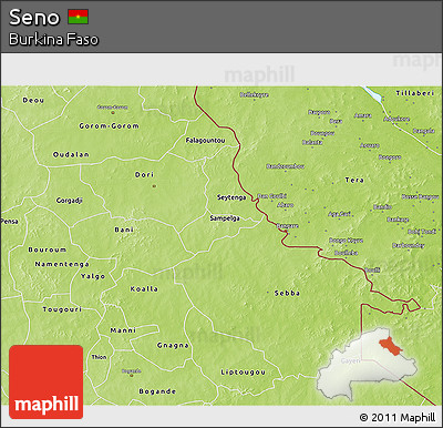 Physical 3D Map of Seno