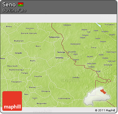 Physical 3D Map of Seno