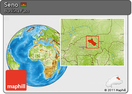 Physical Location Map of Seno